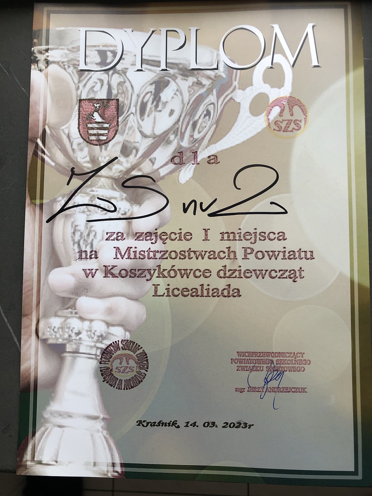 2023-03-14 MISTRZYNIE_POWIATU_W_KOSZYKOWCE_DZIEWCZAT